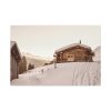 Cabin in the Winter Standard Canvas