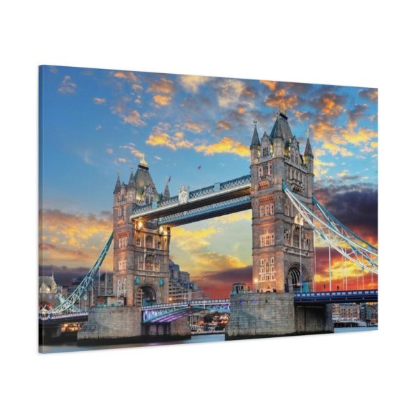 91638-1323.jpg Bridge Thames River Historic Landmark Standard Canvas