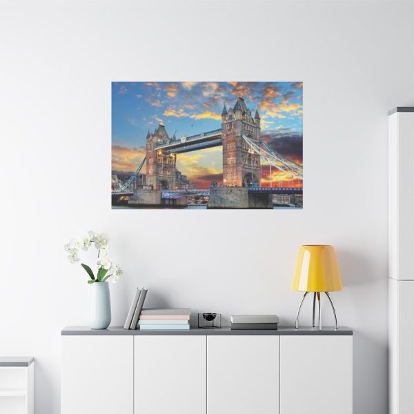 91638-1325.jpg Bridge Thames River Historic Landmark Standard Canvas