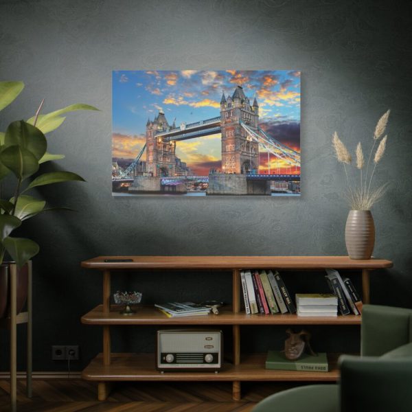 91638-1327.jpg Bridge Thames River Historic Landmark Standard Canvas