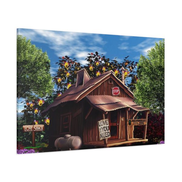 91638-1348.jpg House Shack Hut Cabin Standard Canvas