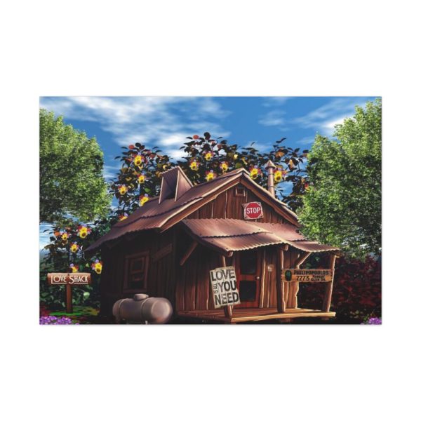 91638-1349.jpg House Shack Hut Cabin Standard Canvas