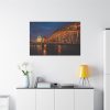 91638-1360.jpg Bridge and Cathedral in the Night Standard Canvas