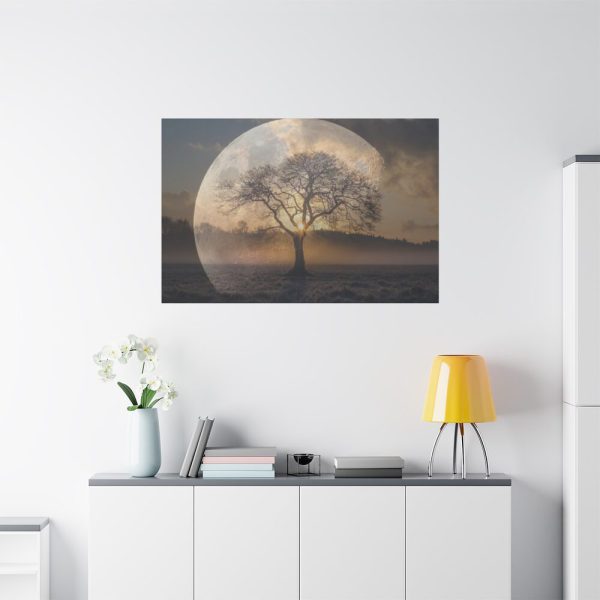 Moon Tree Atmosphere Standard Canvas