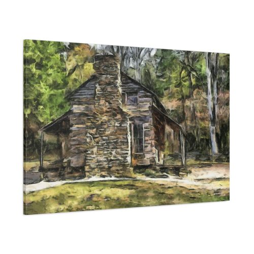 Cabin House Home Woods Standard Canvas