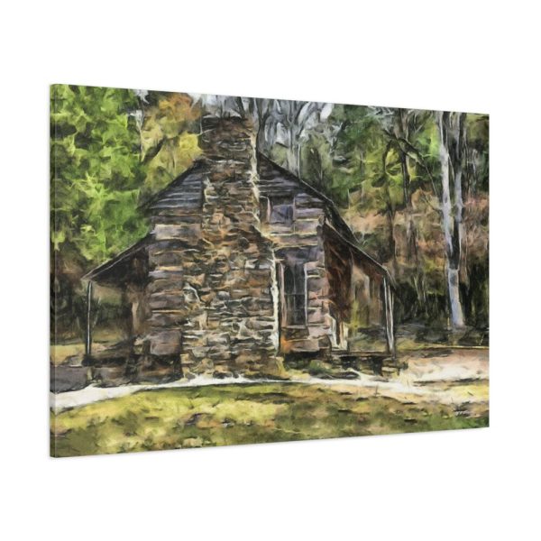 Cabin House Home Woods Standard Canvas