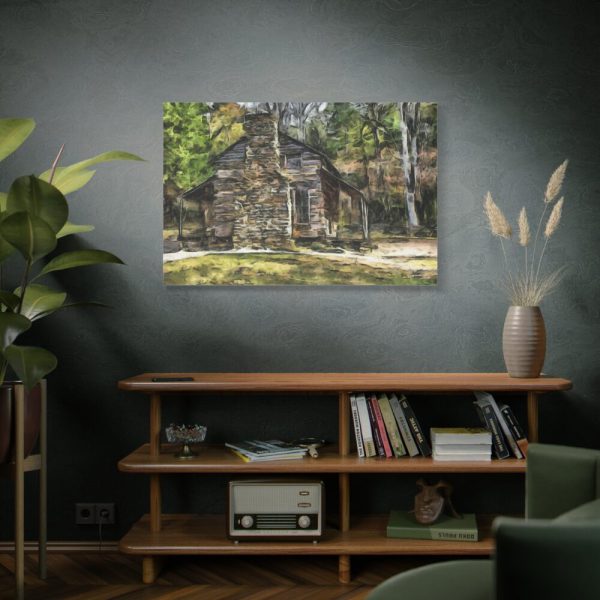 Cabin House Home Woods Standard Canvas