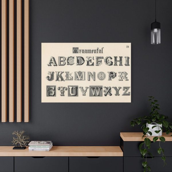 91638-1426.jpg Draughtsman's Alphabets by Hermann Esser Standard Canvas
