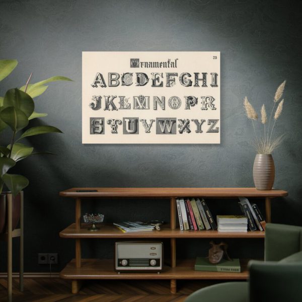 91638-1427.jpg Draughtsman's Alphabets by Hermann Esser Standard Canvas