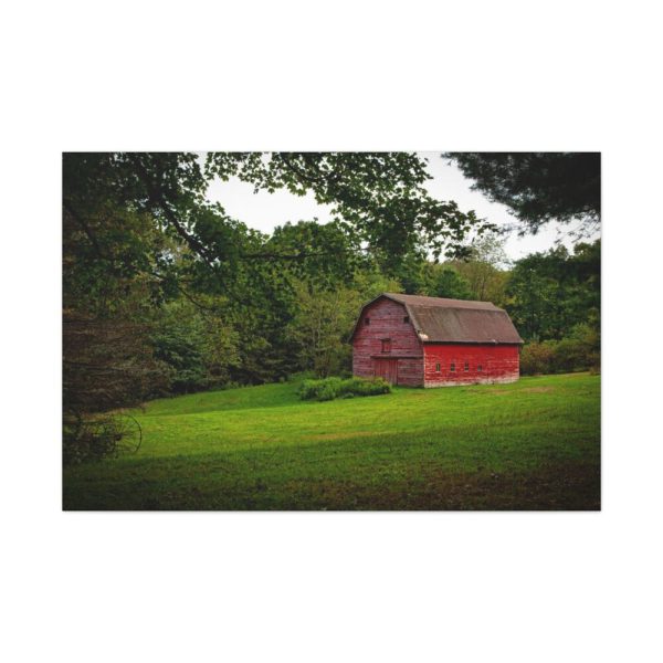 Red Rustic Barn Standard Canvas