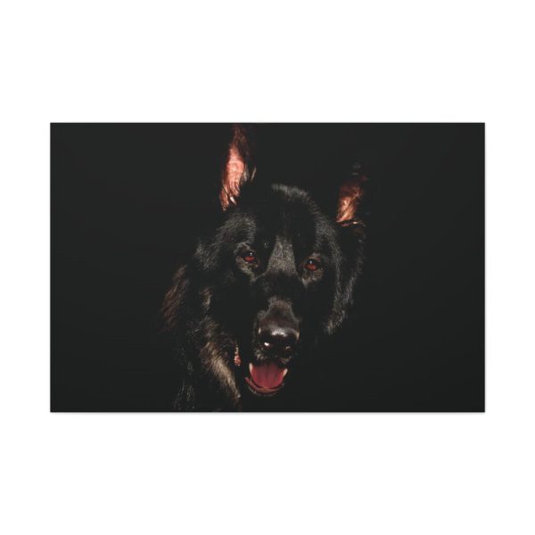 91638-146.jpg Head of a German Shepherd Standard Canvas