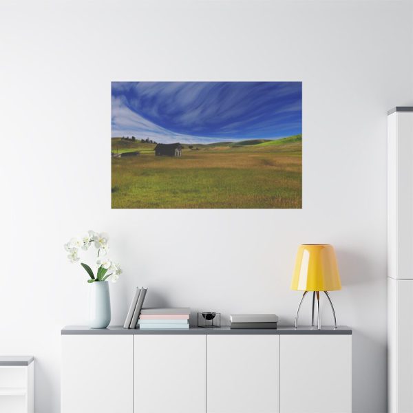 91638-1465.jpg Farmland Hut Cabin Stable Standard Canvas