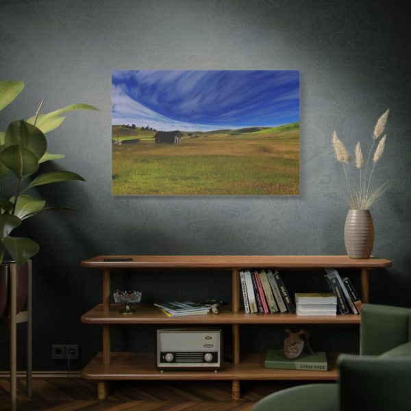 91638-1467.jpg Farmland Hut Cabin Stable Standard Canvas
