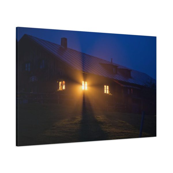 Cabin in the Fog Standard Canvas