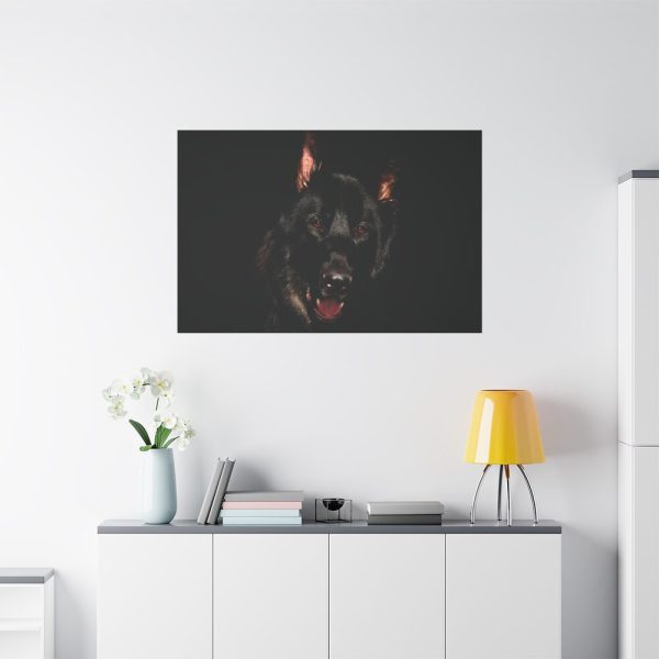 91638-147.jpg Head of a German Shepherd Standard Canvas