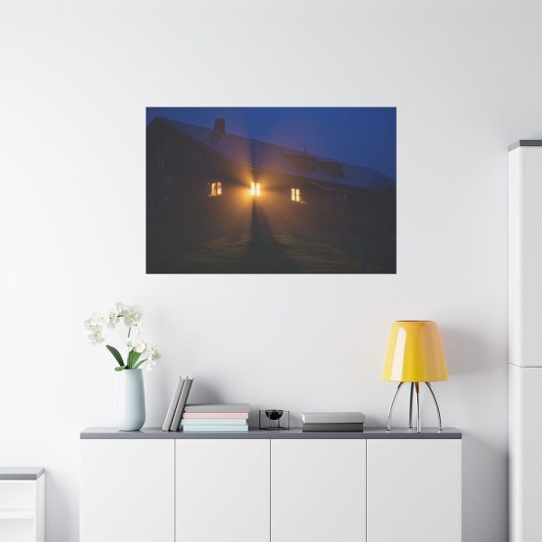 Cabin in the Fog Standard Canvas