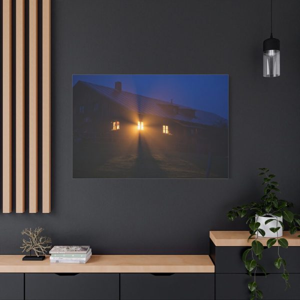 Cabin in the Fog Standard Canvas