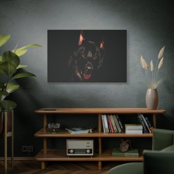 91638-149.jpg Head of a German Shepherd Standard Canvas