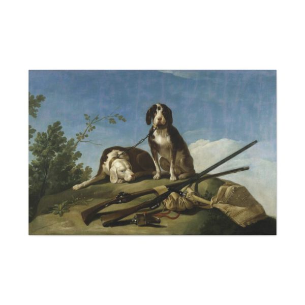 91638-181.jpg Hunting Dogs by Francisco Goya Standard Canvas
