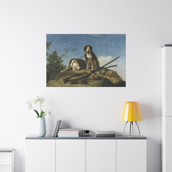 91638-182.jpg Hunting Dogs by Francisco Goya Standard Canvas