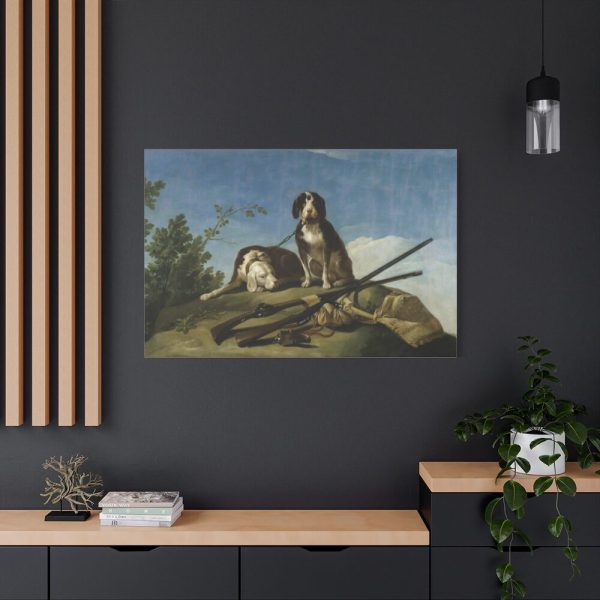 91638-183.jpg Hunting Dogs by Francisco Goya Standard Canvas