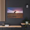 91638-188.jpg Free Dog at Sunset Standard Canvas