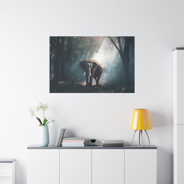 Elephant in Nature Standard Canvas