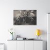 91638-282.jpg Big Elephant with Two Lion Standard Canvas