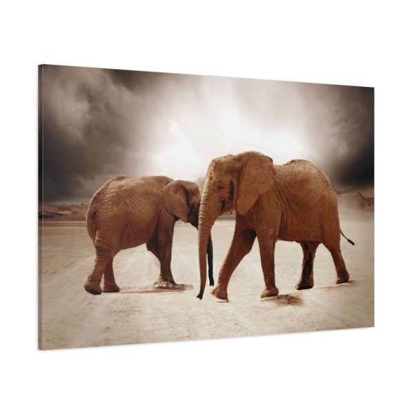 91638-290.jpg African Elephants Standard Canvas