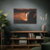 91638-299.jpg Elephant and Yellow Sky Standard Canvas
