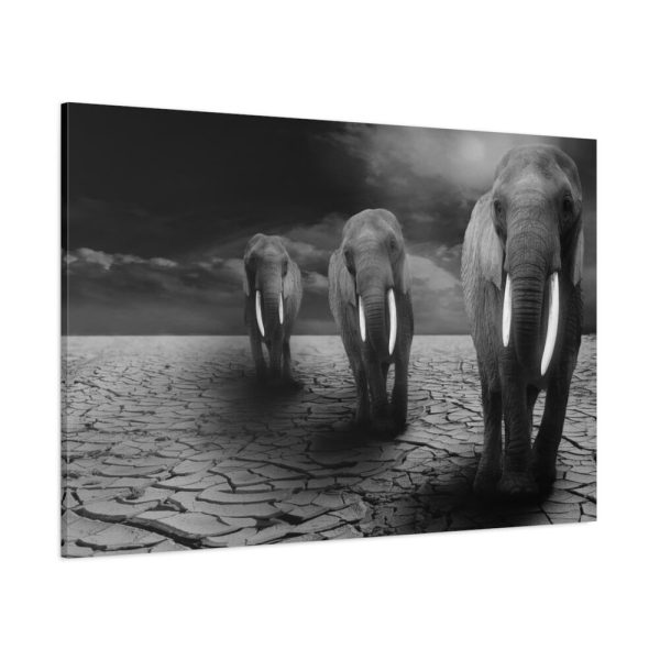 91638-300.jpg Elephants in Africa, Safari Standard Canvas