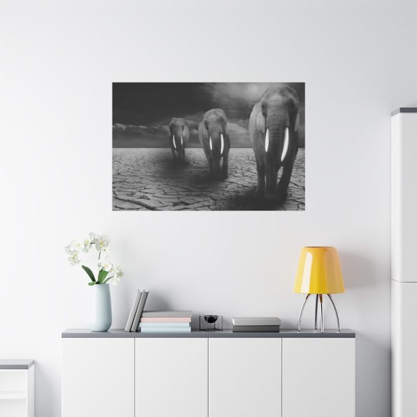 91638-302.jpg Elephants in Africa, Safari Standard Canvas