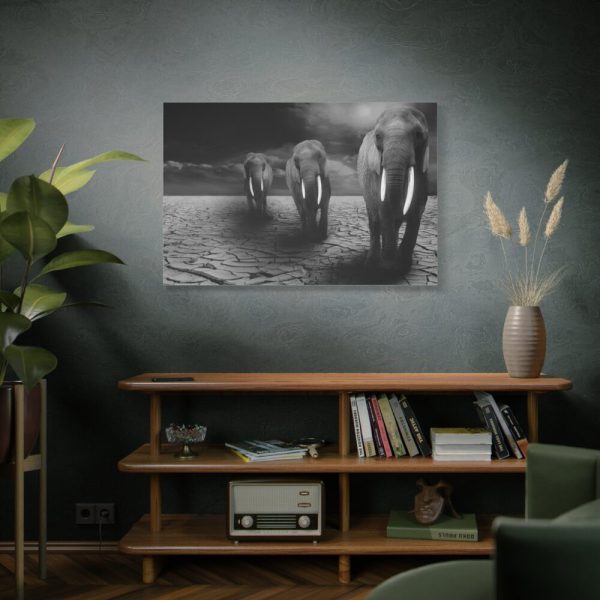 91638-304.jpg Elephants in Africa, Safari Standard Canvas