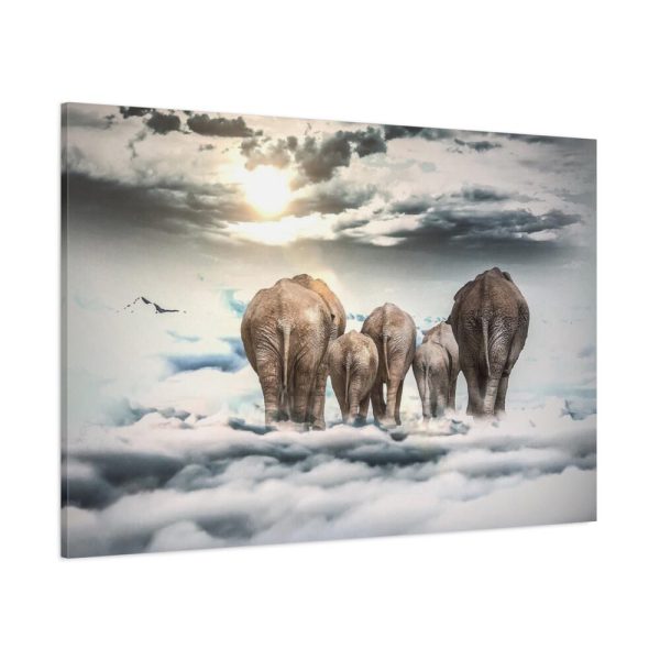 91638-305.jpg Elephants on the Clouds Standard Canvas