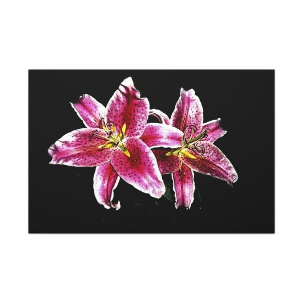Tiger Lily Flower Standard Canvas