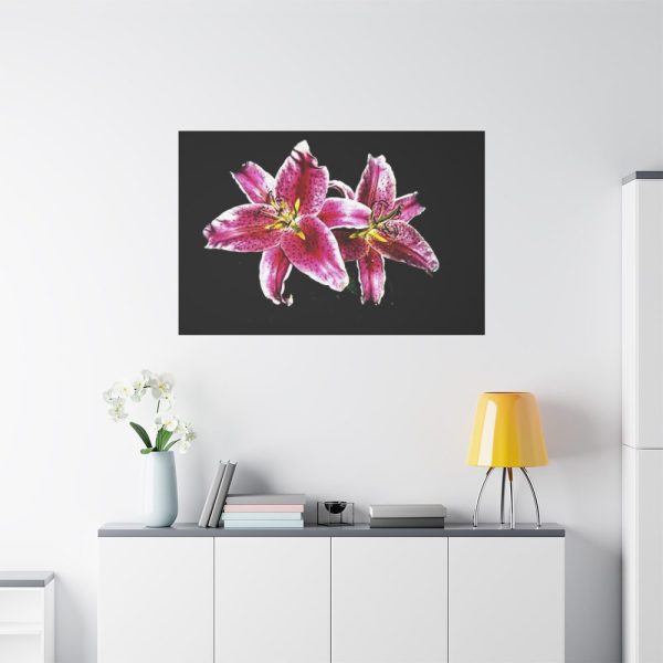 Tiger Lily Flower Standard Canvas