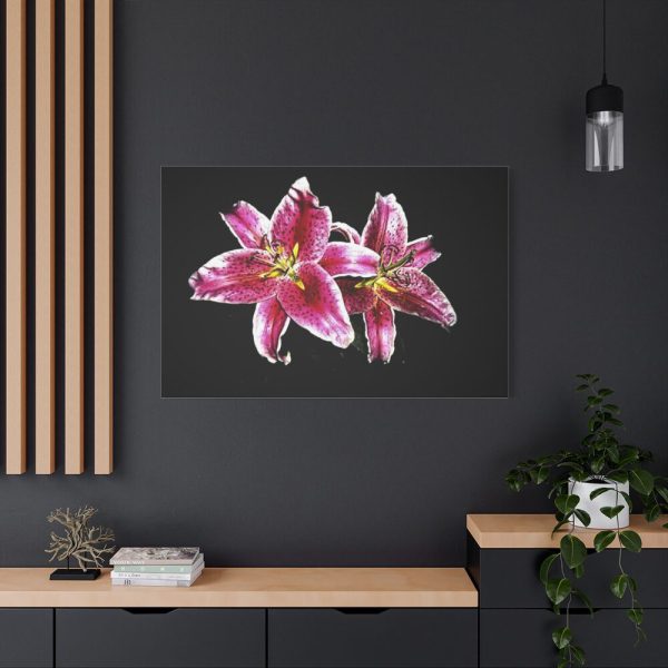 Tiger Lily Flower Standard Canvas