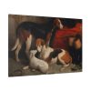 A Couple of Foxhounds with a Terrier by William Barraud Standard Canvas