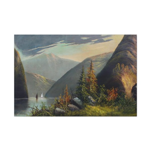91638-446.jpg Mountain Lake Landscape Standard Canvas