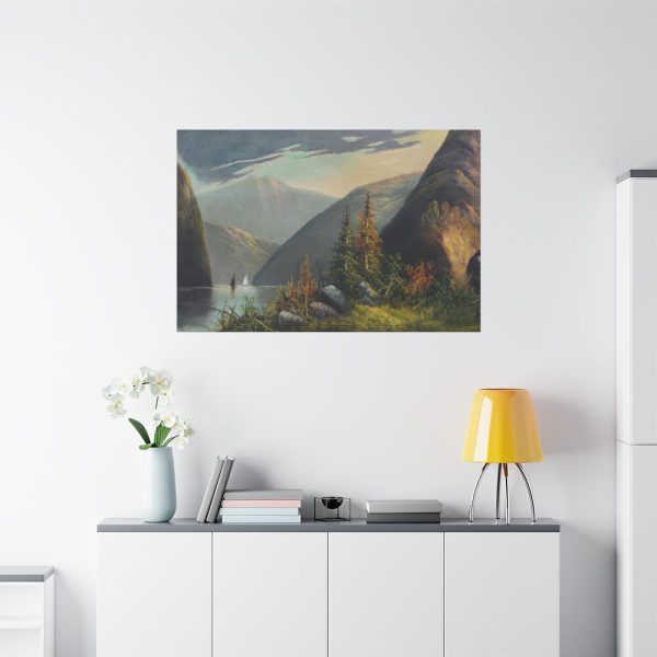 91638-447.jpg Mountain Lake Landscape Standard Canvas