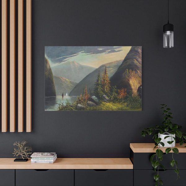 91638-448.jpg Mountain Lake Landscape Standard Canvas
