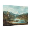 91638-455.jpg Mountain Landscape with Indians by John Mix Stanley Standard Canvas