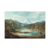 91638-456.jpg Mountain Landscape with Indians by John Mix Stanley Standard Canvas