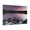 Snowy Mountains Over Lake Standard Canvas