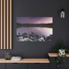 Snowy Mountains Over Lake Standard Canvas