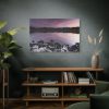 Snowy Mountains Over Lake Standard Canvas