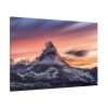 91638-496.jpg Snowcapped Mountain Peak on a Cloudy Sunrise in Matterhorn Standard Canvas