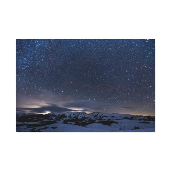 91638-511.jpg Stars Sprinkled Mountains Standard Canvas