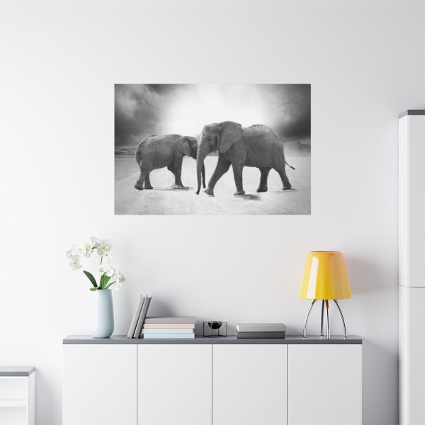 Elephant Ivory Animals Africa Standard Canvas