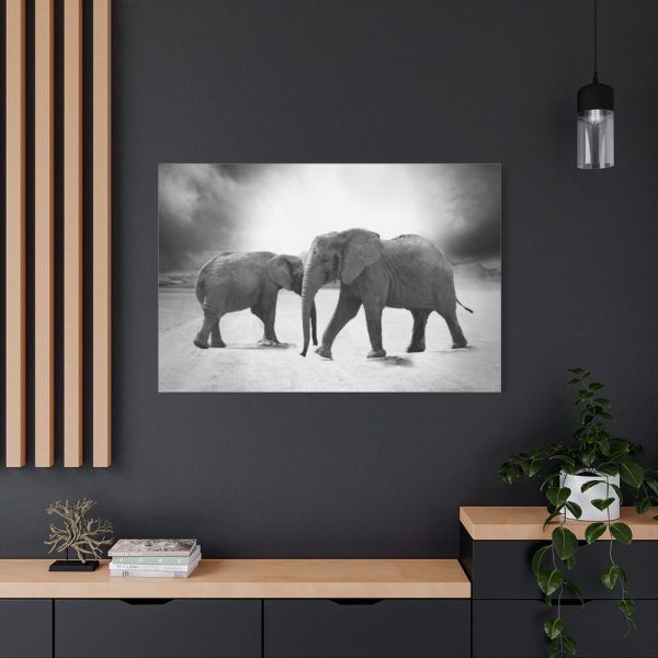 Elephant Ivory Animals Africa Standard Canvas